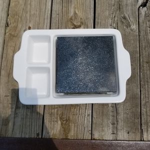 Hot Rock Lava Stone Cooking Set Steak Stone